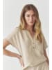TATUUM Leinen-Bluse in Beige