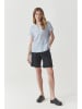 TATUUM Leinen-Bluse in Hellblau