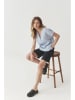TATUUM Leinen-Bluse in Hellblau