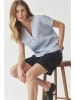 TATUUM Leinen-Bluse in Hellblau
