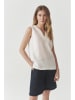 TATUUM Leinen-Top in Creme
