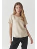 TATUUM Leinen-Bluse in Beige