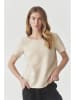 TATUUM Leinen-Bluse in Beige