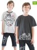 Denokids 2er-Set: Shirts in Anthrazit/ Grau