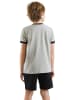 Denokids 2tlg. Outfit in Grau/ Schwarz