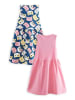 Denokids 2er-Set: Kleider in Rosa/ Bunt