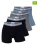 CR7 4-delige set: boxershorts donkerblauw/lichtblauw/grijs