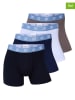 CR7 4-delige set: boxershorts donkerblauw/bruin/wit