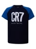 CR7 Pyjama in Dunkelblau/ Blau