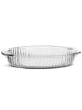 Hermia Servierplatte in Transparent - (L)28 x (B)16 cm