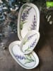 Hermia 2er-Set: Servierplatten in Weiß/ Lila/ Grün - (L)29 x (B)17 cm