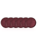 Hermia 6er-Set: Dessertteller in Schwarz/ Rot - Ø 21 cm