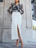 Milan Kiss Bluse in Schwarz/ Creme