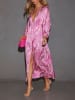 Milan Kiss Kleid in Pink/ Creme