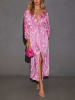 Milan Kiss Kleid in Pink/ Creme