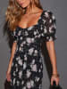 Milan Kiss Kleid in Schwarz/ Weiß