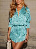 Milan Kiss Jurk turquoise
