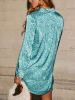 Milan Kiss Jurk turquoise