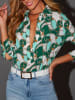 Milan Kiss Blouse groen/turquoise