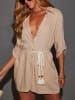 Milan Kiss Jumpsuit in Beige