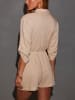 Milan Kiss Jumpsuit in Beige