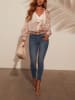 Milan Kiss Hemd in Creme/ Rosa/ Hellbraun