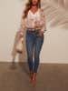 Milan Kiss Hemd in Creme/ Rosa/ Hellbraun