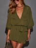 Milan Kiss Kleid in Khaki