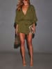 Milan Kiss Kleid in Khaki