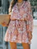 Milan Kiss Jurk lichtroze/creme/wit