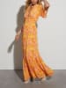 Milan Kiss Kleid in Orange/ Gelb