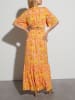 Milan Kiss Kleid in Orange/ Gelb