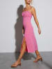 Milan Kiss Kleid in Rosa