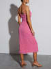 Milan Kiss Kleid in Rosa