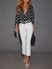 Milan Kiss Blouse zwart/wit