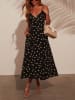 Milan Kiss Jurk zwart/wit