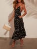 Milan Kiss Jurk zwart/wit