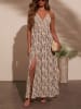 Milan Kiss Kleid in Creme/ Schwarz
