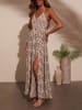 Milan Kiss Kleid in Creme/ Schwarz