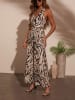 Milan Kiss Jumpsuit crème/zwart