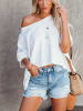 Milan Kiss Bluse in Weiß
