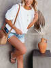 Milan Kiss Blouse wit