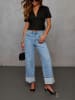 Milan Kiss Bluse in Schwarz