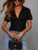 Milan Kiss Bluse in Schwarz