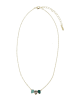Otazu Vergulde ketting met Swarovski kristallen - (L)42 cm