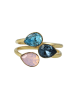 Otazu Vergold. Ring mit Swarovski Kristallen