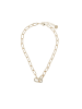 Otazu Vergulde ketting met kristallen - (L)41 cm