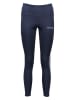 Reebok Legginsy sportowe "Poly" w kolorze granatowym
