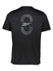 Reebok Hardloopshirt "GFX" zwart