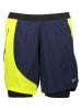 Reebok Szorty w kolorze granatowo-żółtym do biegania
